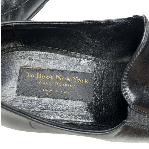To Boot New York Adam Derrick Black Leather Loafer - Picture 8 of 8